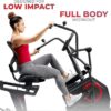 Health & Fitness Smart Recumbent Elliptical Bike with Bluetooth, 16 Resistance Levels, and App – SF-RBE4886SMART