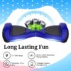 FX3 Hoverboard Blue – 6.5′′ LED Wheels, 200W Motor, UL2272 Certified, Up to 6.2mph for Kids & Adults