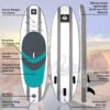 Roc Inflatable Stand Up Paddle Boards with Premium SUP Paddle Board Accessories, Wide Stable Design, Non-Slip Comfort Deck for Youth & Adults