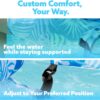 SLOOSH Inflatable Pool Floats Adult,2 Packs Floating Lounge Chairs,Blow up Pool Noodles for Adult Heavy Duty,Floating Chair for Party Summer Water Beach Lake Fun