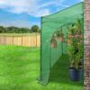 EAGLE PEAK 6×4 Portable Walk-in Greenhouse, Pop-up Indoor Outdoor Garden Green House, Zippered Door and Windows, PE Cover, White