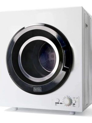 3.5 Cu. ft. Portable Dryer – White Black