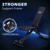 FLYBIRD Weight Bench, Adjustable Strength Training Bench for Full Body Workout