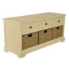 Drawers Storage Bench