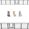 FXW Rollick Dog Playpen for Yard, RV Camping, 32 inch 8 Panels for Small and Medium Dogs│Patented