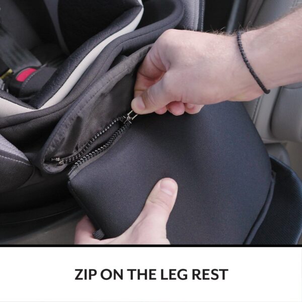 Revolve360 Extend Convertible Car Seat with 360 Degree Rotation, Extended Rear-Facing, Forward-Facing, Booster Mode, and Secure Latch Install, Revere Gray