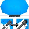 15ft Patio Umbrella with Solar Lights, Large Double Umbrella Outdoor, Rectangle 180”x106” Umbrellas with 156 PCS LED Lights and Crank Handle for Backyard Deck Pool Shade in Black(1.9′′ Pole)
