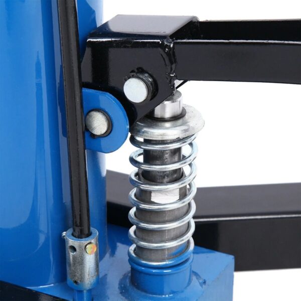 dadb2340ce5d4fd1b7f5461fdc1f5520 1660 Pounds Hydraulic Car Transmission Jack Vertical Lift with 360° Swivel Wheel Pedal ,Blue,33′′-70′′(0.75Ton)