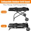 Collapsible Grill Stand for Ninja Woodfire Grill, Traeger, Pit Boss, and 22′′ Blackstone Griddle