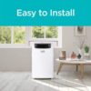 14,000 BTU Portable Air Conditioner with Heat and Remote Control, White