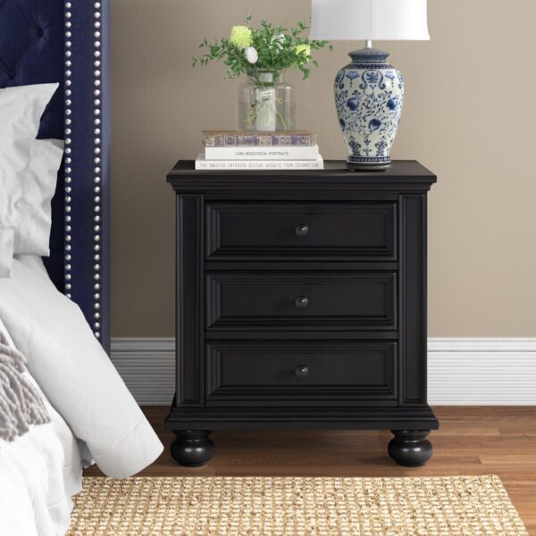 db5cb04377834a34b9993f78d4197617 28” Tall 3 – Drawer Nightstand Set of 2