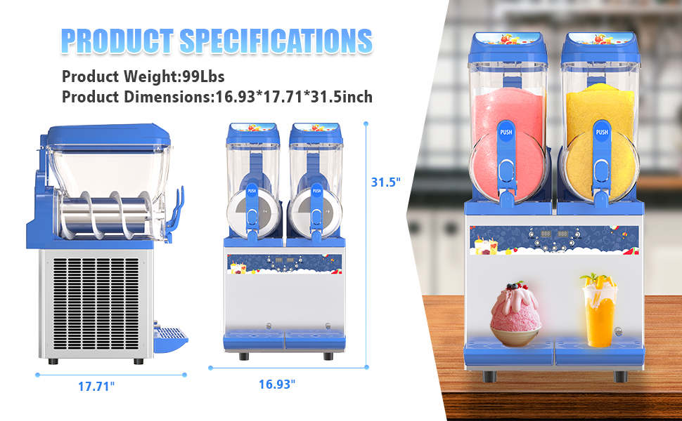 commercial slushy machine
