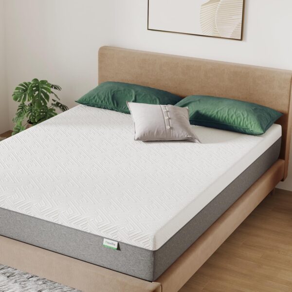 dbbd31ad88bf45afb11703a9f49e69c2 Novilla Queen Size Mattress, 12 Inch Gel Memory Foam Mattress for Cool Night & Pressure Relief, Medium Plush Feel with Motion Isolating, Bliss