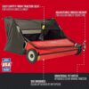 CMXGZBF7124546 52 Tow Lawn Sweeper, Black