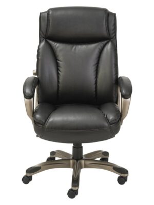 Executive High-Back Leather Chair, Select Colors