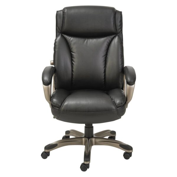 dbfe93caf843438b8c17d541ac99909f Executive High-Back Leather Chair, Select Colors