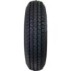 Hi-Run ASB1001 8 Spoke White 50 PSI ST175/80D13 and 13 in. x 4.5 in. 5-4.5HD 6-Ply Tire and Wheel Assembly