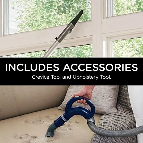 NV360 Navigator Lift-Away Deluxe Upright Vacuum with Large Dust Cup Capacity, HEPA Filter, Swivel Steering, Upholstery Tool & Crevice Tool, Blue