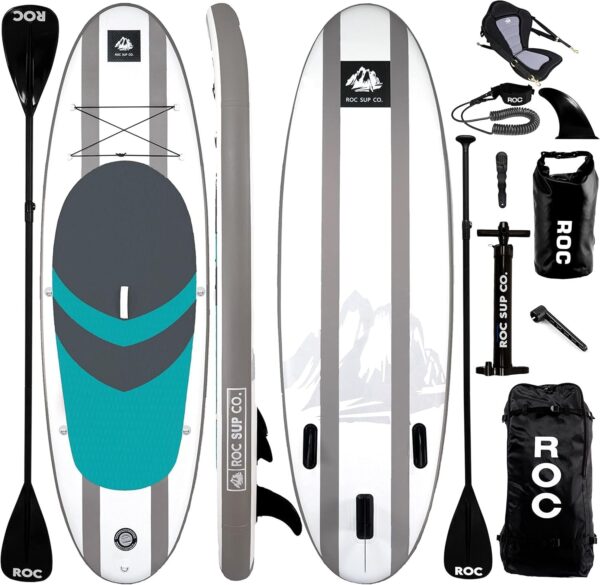 dd62e583dbe14fd7b89065fe423030cb Roc Inflatable Stand Up Paddle Boards with Premium SUP Paddle Board Accessories, Wide Stable Design, Non-Slip Comfort Deck for Youth & Adults