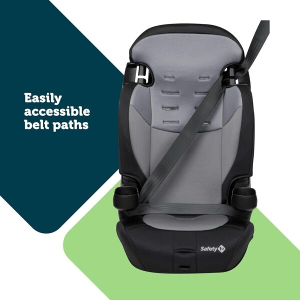 Grow and Go All-in-One Slim Convertible Car Seat, Rear Facing, 5-40 lbs, Forward Facing (30–65 lbs), High Back Booster Seat 40-100 pounds, Aqua Pop