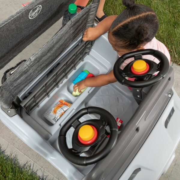 dd758ad47559476d87be7f1baa9eb2f3 Step2 Side-by-Side Push Around SUV, Kids Push Car, 2 Seats, Stroller Substitute, Includes Seat Belts & Horns, Made of Durable Plastic, Max Weight 100 lbs., For Toddlers 1.5-5 Years Old, Blue