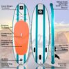 Roc Inflatable Stand Up Paddle Boards with Premium SUP Paddle Board Accessories, Wide Stable Design, Non-Slip Comfort Deck for Youth & Adults