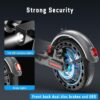 Electric Scooter – 8.5′′ Solid Tires, 350W Motor, Up to 19 MPH and 21-23 Miles Long-Range Portable Foldable Commuting Scooter for Adults with Double Braking System and App