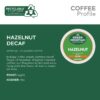 Green Mountain Coffee Roasters Hazelnut Decaf Coffee, Single-Serve K-Cup pods, Light Roast, 96 Count (4 Packs of 24)