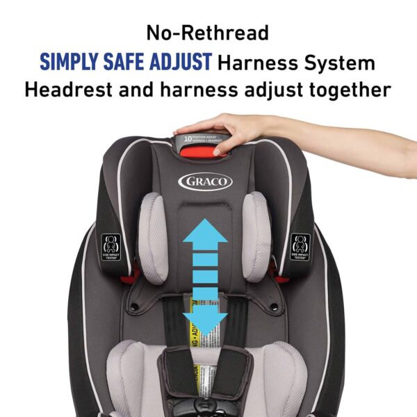 dffa2961a73448c1871173cbc3de5621 Graco SlimFit 3 in 1 Car Seat -Slim Comfy Design Saves Space in Your Back Seat, Darcie, One Size