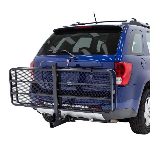 e006fa6fa6dc49f3acc467b528821a00 Apex BCCB-1169-2 2-Bike Steel Basket Cargo Carrier with Rack