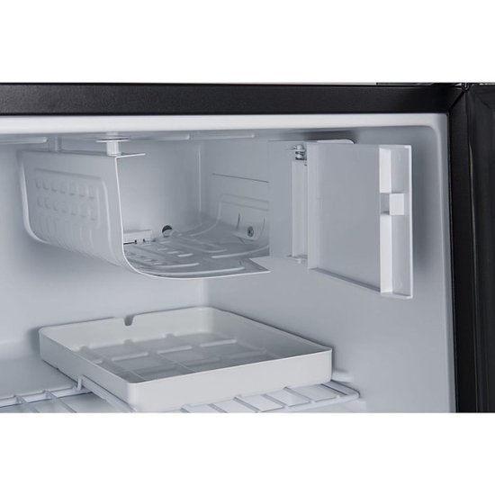 e02b404419324842a92bdcea3341fe65 1.7-Cu. Ft. Single-Door Mini Refrigerator with Half-Width Chiller Compartment Black