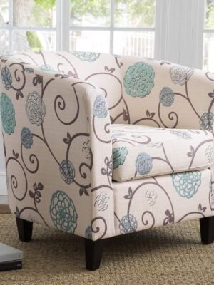 Indoor Contemporary Fabric Club Chair