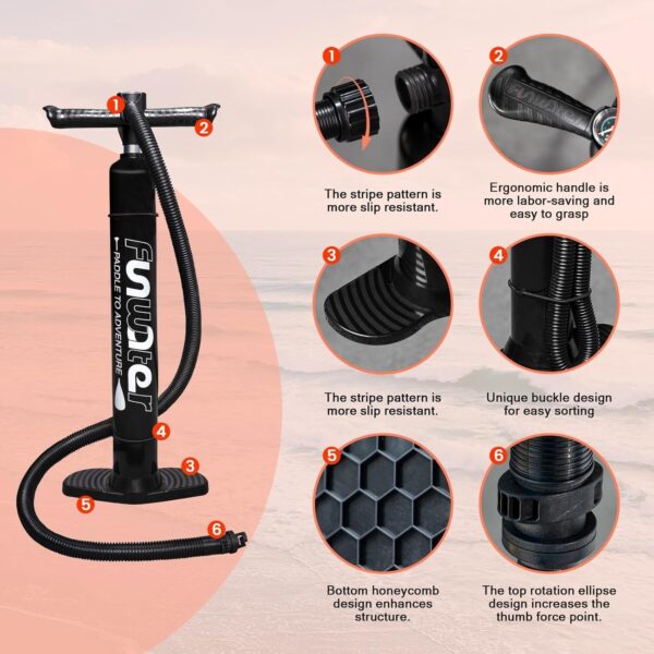 e070f35b36d9478e9973c78693438e1f FunWater Inflatable Ultra-Light Stand Up Paddle Board for All Skill Levels with Premium SUP Paddleboard Accessories,Non-Slip Comfort Deck for Youth & Adults