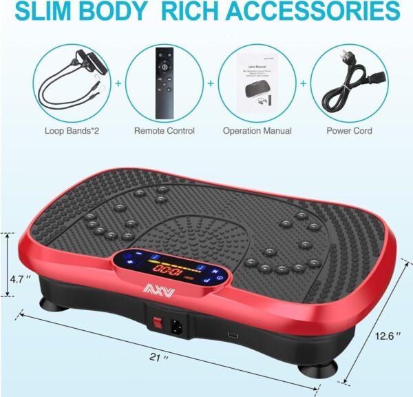 e0a532cdf0f643398400ff9fd1a9c20b Vibration Plate Fitness Platform Exercise Machine Vibrating Lymphatic Drainage Shaking Full Body Shaker Workout Vibrate Stand Shake Board Sport Gym for Weight Loss Fat Burner for Women Men