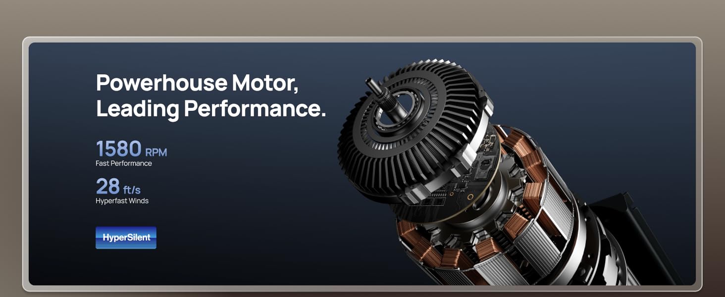 quiet and smart tower fan 