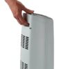 Oscillating Ceramic Tower Heater, Silver