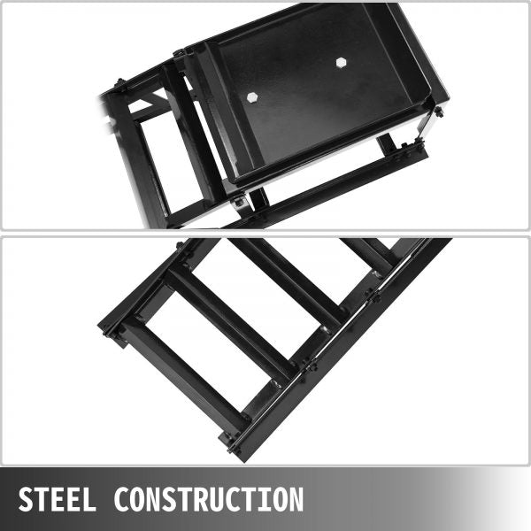 e1d1962a25f844e890806d0075770b69 Hydraulic Car Rampshydraulic Vertical Ramps 5t/11000lb Low Profile 1-pair Black