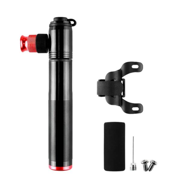 e1f2266713a74df08953b1f37e5b3941 Mini Bike Pump with CO2 Valve Fits Presta Schrader