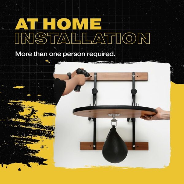e1ff0d4ac8f34dea8b4407ba3f20b9df Speed Bag, Speed Bags for Boxing, Speed Bag Platform, Boxing Speed Bag, Speed Bag Boxing, Speedbag, Speed Punching Bag, Speed Bag Mount, Wall Mount Kit, Adjustable Height, Black Swivel Speed Ball