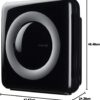 Airmega AP-1512HH(W) True HEPA Purifier with Air Quality Monitoring, Auto, Timer, Filter Indicator, and Eco Mode, 16.8 x 18.3 x 9.7, White