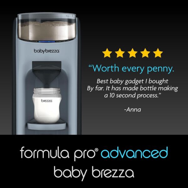New and Improved Formula Pro Advanced Formula Dispenser Machine – Automatically Mix a Warm Formula Bottle Instantly – Easily Make Bottle with Automatic Powder Blending, Slate
