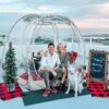 Bubble Tent Pop Up Gazebo, 8-10 Person Igloo Dome Garden Patio Canopy Shelter