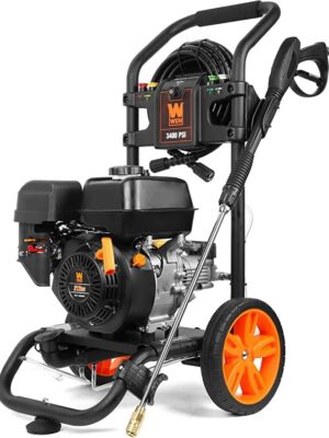 Gas Pressure Washer, 3400 PSI, 2.7 GPM, 212cc Engine, CARB Compliant