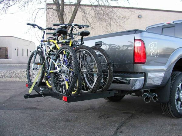 e25f8f139214445f8c97f05078d7d6d3 Tow Tuff 14922 2 in 1 Steel Cargo Carrier with 4-Bike Rack 500 lbs Capacity Model No. TTF-2762KR