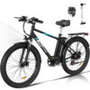 BK3M 500W Electric Bike, 26′′x3.0′′, 36V/15Ah, Shimano 7-Speed, Carbon Steel, IP54 Waterproof