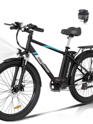BK3M 500W Electric Bike, 26′′x3.0′′, 36V/15Ah, Shimano 7-Speed, Carbon Steel, IP54 Waterproof