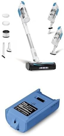 Cordless Vacuum Cleaner, Stick Vac with Tangle-Resistant Design, Up to 50 Minutes, Powerful Suction, Rechargeable, Lightweight, and Versatile for Carpet, Hard Floor, Pet Hair, LVAC-200