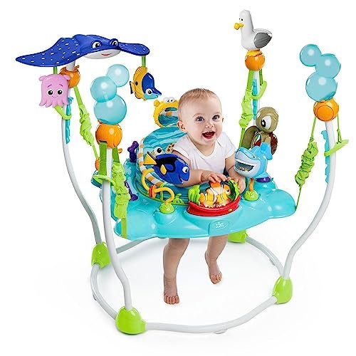 e2c125d58e784421ab3c1b1faf11f3e7 Bright Starts Baby Finding Nemo Sea of Activities Baby Activity Center Jumper