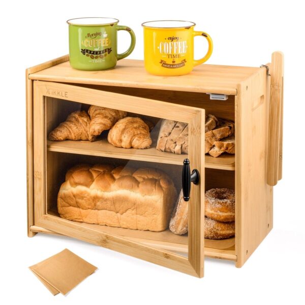 Bamboo Bread Box