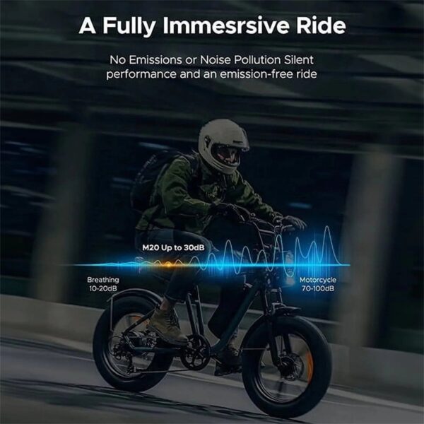 e327b4aa857f4081a4786744aa86223e 1000W Electric Bike for Adults, Retro-Style, 28mph, 94 Miles Range, 20′′x4.0′′ Fat Tires, Full Suspension, UL Certified